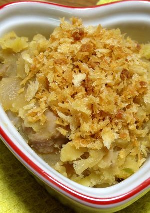 簡単手間なし!さつまいもの器焼きコロッケ-レシピのメイン写真