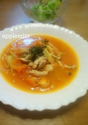 鶏もも肉の塩麹トマト煮-レシピのメイン写真