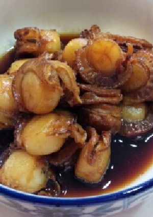 ベビーホタテの甘辛煮-レシピのメイン写真