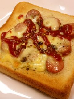 簡単ピザ風トースト-レシピのメイン写真