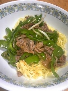 チンジャオロース風あんかけ焼きそば-レシピのメイン写真