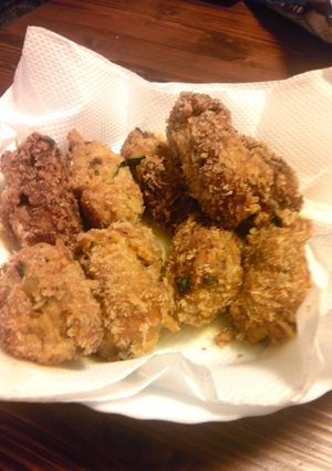ハンバーグのタネで☆簡単かぼちゃころっけ-レシピのメイン写真