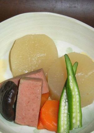 大根とランチョンミートのコンソメ煮-レシピのメイン写真