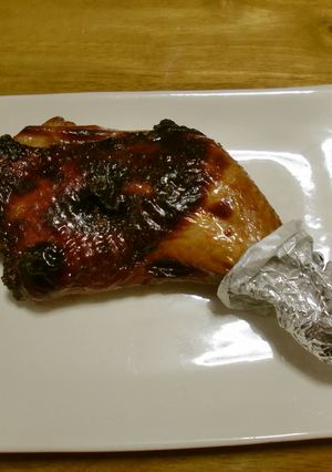 クリスマスに！骨付きもも肉の照り焼き-レシピのメイン写真