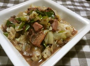 味付けイワシ缶とキャベツ炒め-レシピのメイン写真