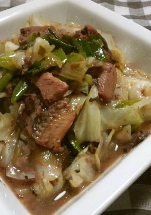 味付けイワシ缶とキャベツ炒め-レシピのメイン写真