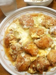 から揚げのたっぷりキャベツ卵とじ-レシピのメイン写真