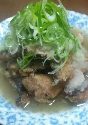 季節限定！俺流…鯖竜田揚げみぞれ煮掛け！-レシピのメイン写真