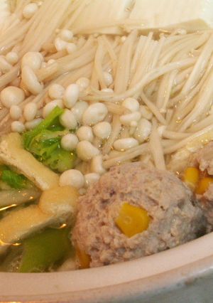 子供も大人も喜ぶ！和風ハンバーグ鍋！-レシピのメイン写真