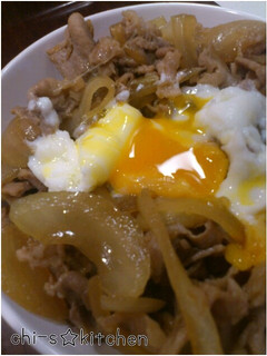 しょうが焼き丼☆温玉のせ-レシピのメイン写真