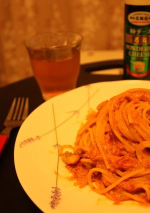 簡単！コクうまトマトクリームパスタ-レシピのメイン写真