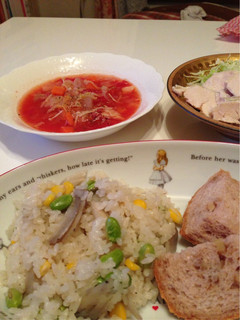 ゴボウのプチプチ間食 炊きこみピラフ-レシピのメイン写真