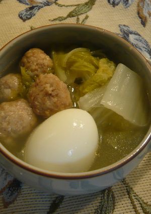 白菜と肉団子のスープ-レシピのメイン写真