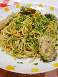 牡蠣のオイル系パスタ-レシピのメイン写真