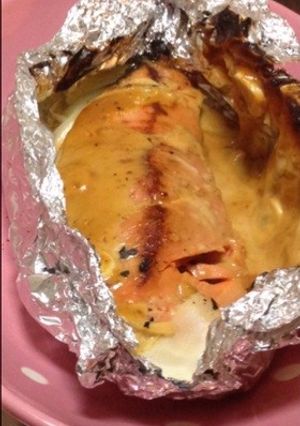 味噌マヨガーリック☆の鮭のホイル焼き-レシピのメイン写真