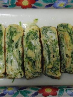 みつ葉たっぷり卵焼き・クリームチーズ入-レシピのメイン写真