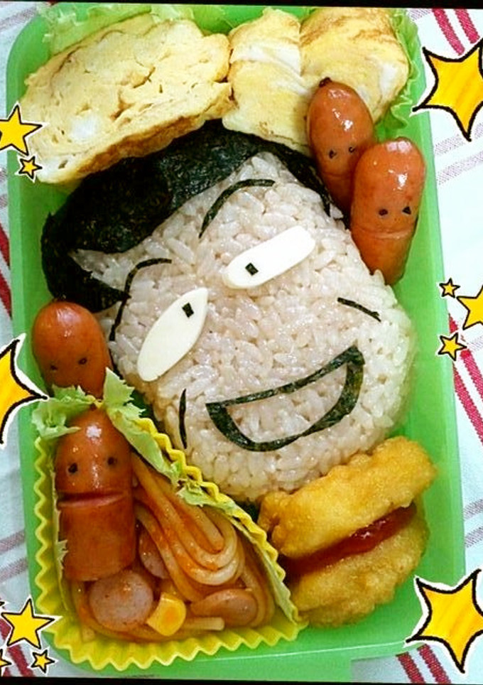 キャラ弁　ちびまるこちゃん～父　ヒロシ-レシピのメイン写真