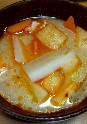 ご飯がすすむ！絶品ラー油in味噌汁☆-レシピのメイン写真