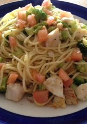 ドレッシングで作る簡単魚のスパゲティ☆-レシピのメイン写真