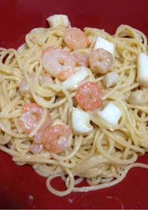 シーフードチャンポンパスタ-レシピのメイン写真