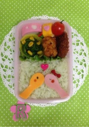 簡単☆スプーン型でヘビちゃん＊キャラ弁＊-レシピのメイン写真