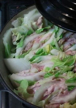 白菜ミルフィーユ常夜鍋･豚と白菜の重ね煮-レシピのメイン写真