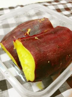 *レンジで簡単*ホクホクの蒸し芋*-レシピのメイン写真