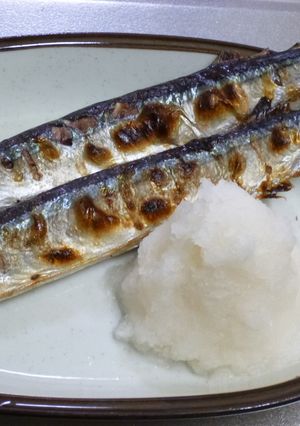 さんまのわた抜き♬塩焼き-レシピのメイン写真