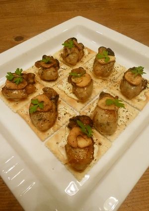 お洒落☆美味☆牡蠣のクラッカーオードブル-レシピのメイン写真