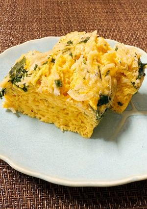 しらすチーズの蒸し卵焼き😻-レシピのメイン写真