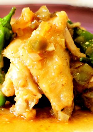 簡単♪レンジで♬鶏手羽とししとうの中華風-レシピのメイン写真