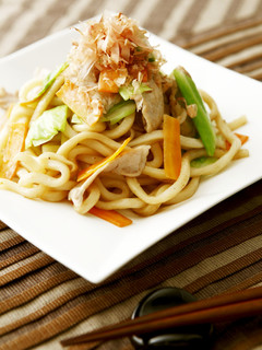 海鮮なしでシーフード風焼きうどん!?-レシピのメイン写真