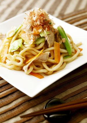 海鮮なしでシーフード風焼きうどん！？-レシピのメイン写真
