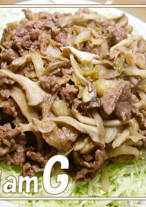 ●牛肉と舞茸ネギの甘辛さん●-レシピのメイン写真