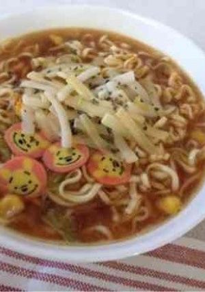 夏限定カップ麺-レシピのメイン写真