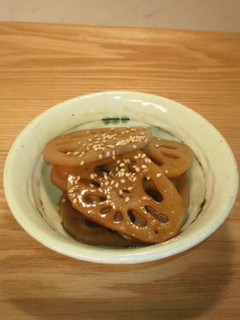 カンタン☆レンコンの甘辛煮-レシピのメイン写真
