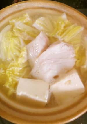 真鱈・豆腐・白菜de三点鍋-レシピのメイン写真