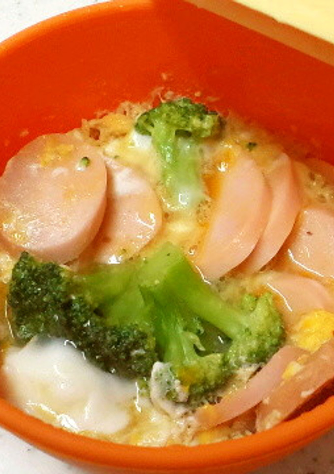 レンジで★魚肉ソーセージの卵とじ-レシピのメイン写真