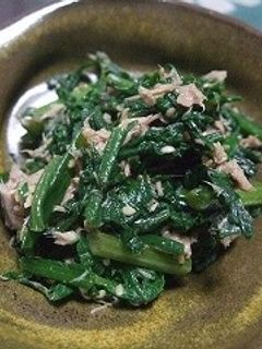 超簡単 春菊のツナ和え-レシピのメイン写真