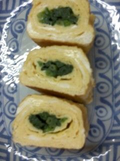 ほうれん草まきまき卵焼き-レシピのメイン写真