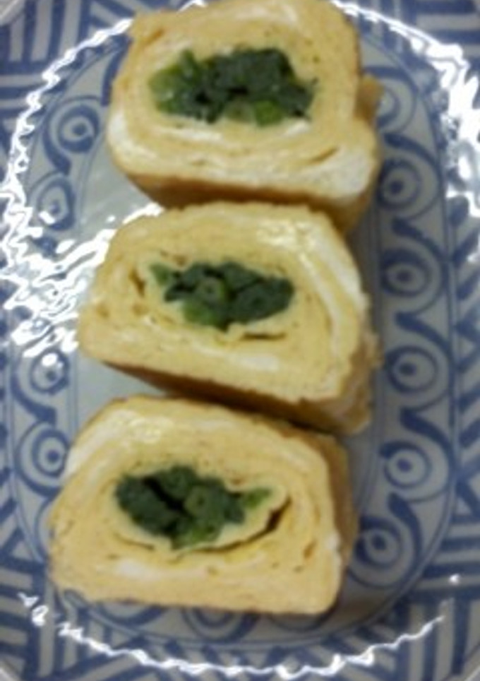 ほうれん草まきまき卵焼き-レシピのメイン写真