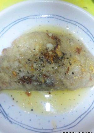 鮫(さめ)のニンニク・マーガリンソテー☆-レシピのメイン写真