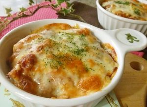 時短簡単♪ミートソース缶ｄｅパングラタン-レシピのメイン写真