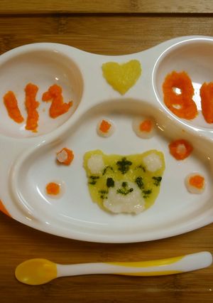 ハーフバースデイ離乳食！-レシピのメイン写真
