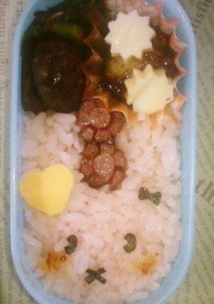 キャラ弁♪簡単うさちゃん弁当-レシピのメイン写真