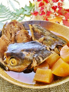 ☆骨まで完食☆ ブリのアラ煮-レシピのメイン写真