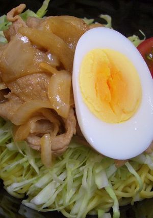 「サッポロ一番 麺の力」で 油そば-レシピのメイン写真