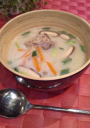煮込まず簡単♪ホットミルクコムタン-レシピのメイン写真