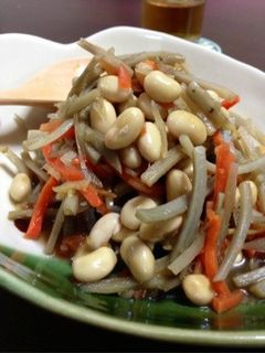 大豆とごぼうの炒め煮-レシピのメイン写真