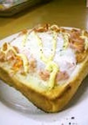 ハムえびせんとチーズのトースト-レシピのメイン写真
